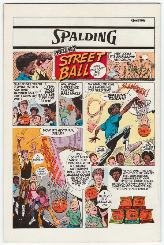 Shazam #30 VF- back cover