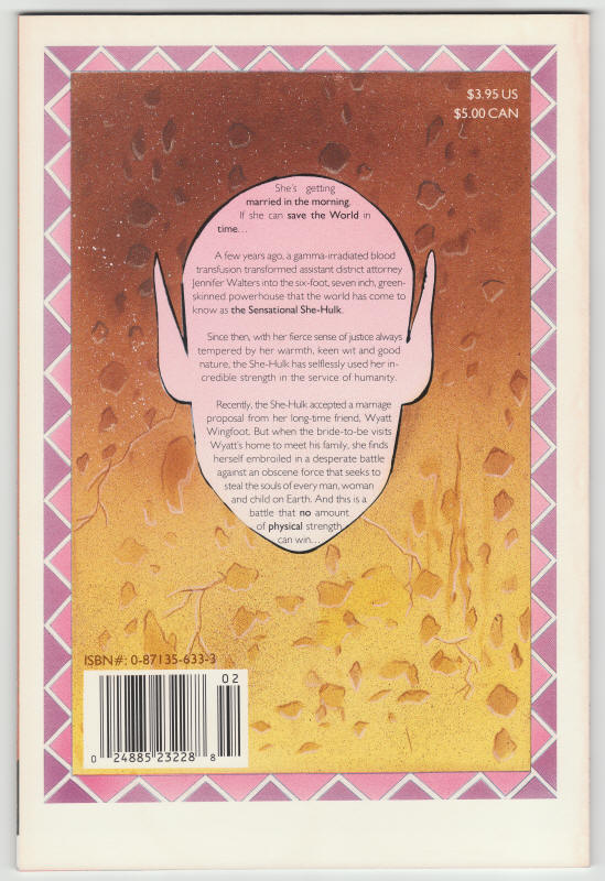 Sensational She-Hulk In Ceremony #2 back cover