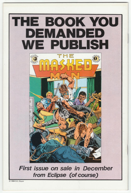 Siegel And Shuster Dateline 1930s #1 back cover