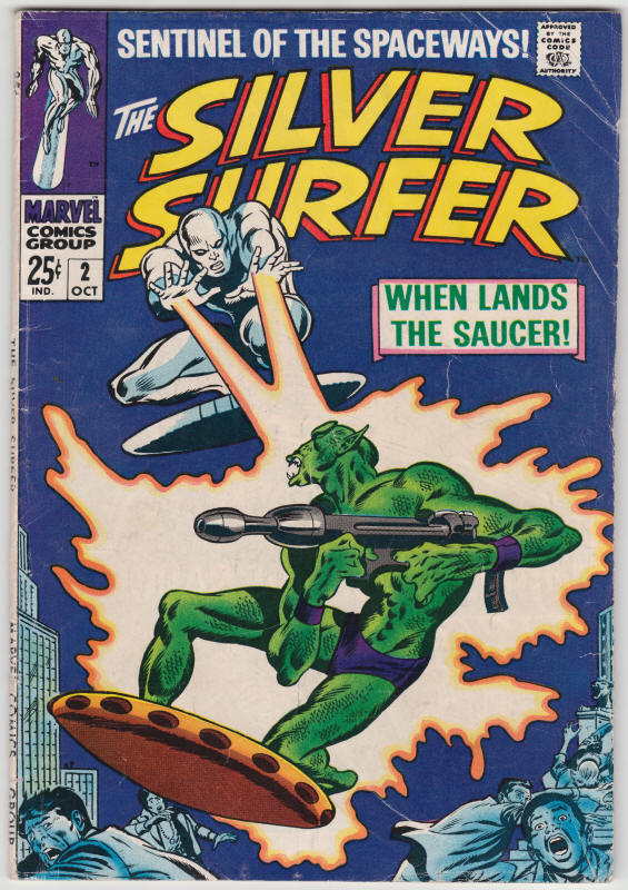 Silver Surfer #2 front cover