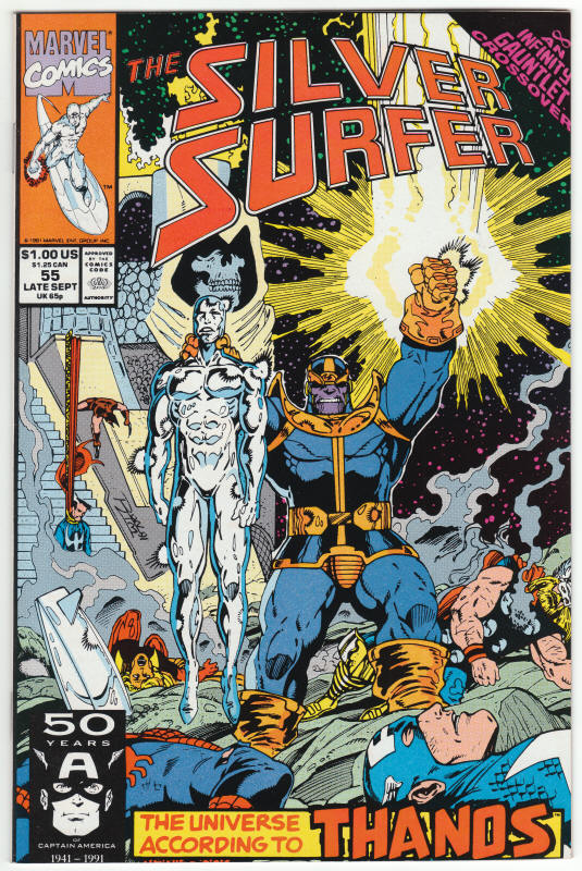 Silver Surfer #55 front cover