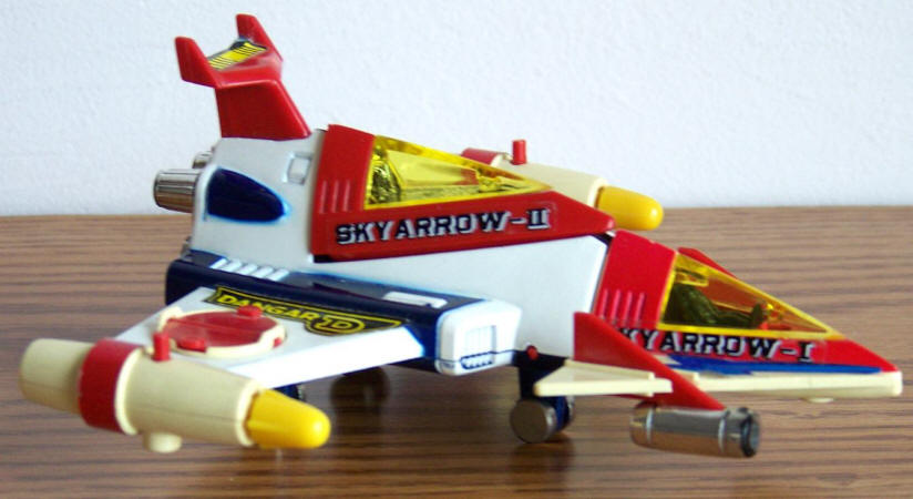 Dangard Ace Sky Arrow Vehicle PB-02 Diecast Toy angled
