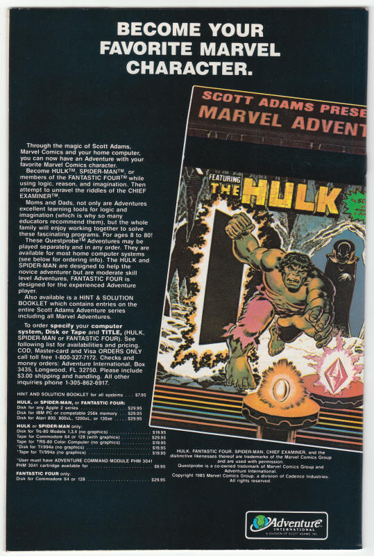 Solomon Kane #4 back cover