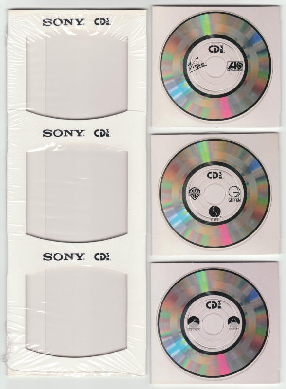 1988 Sony CD3 Sampler Packs front