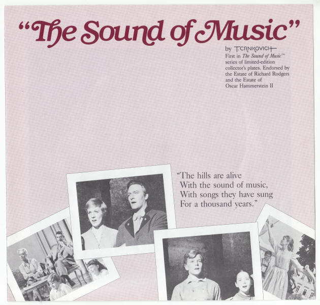 The Sound Of Music Plate 1 brochure