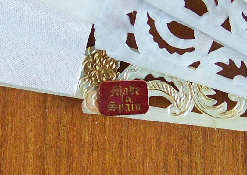 Spanish Hand Painted Fan sticker