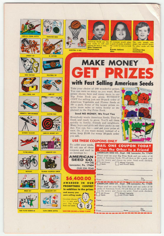 Special Marvel Edition #10 back cover