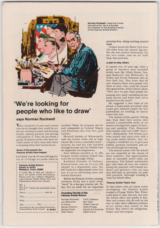 Special Marvel Edition #1 Thor back cover