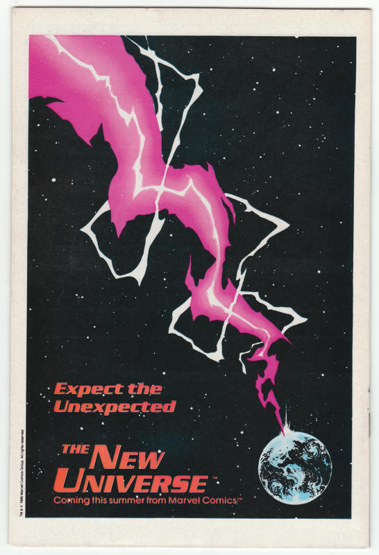 The Spectacular Spider-Man #118 back cover