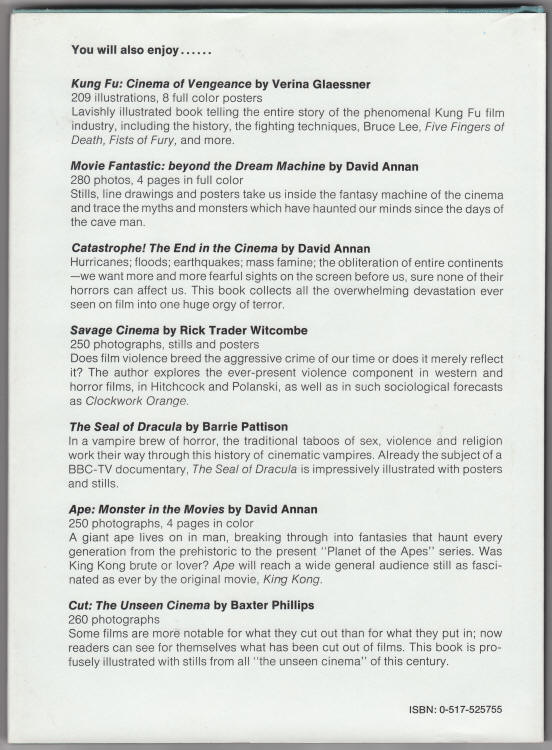 Speed Cinema Of Motion back cover