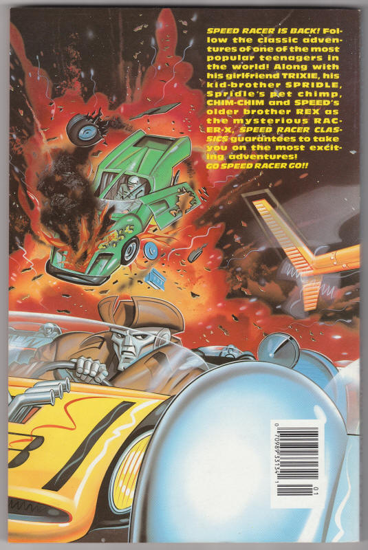 Speed Racer Classics Volume One back cover