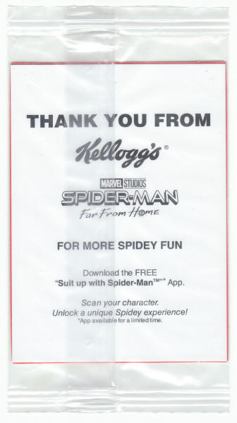 Spiderman Far From Home Frosted Flakes Premium back