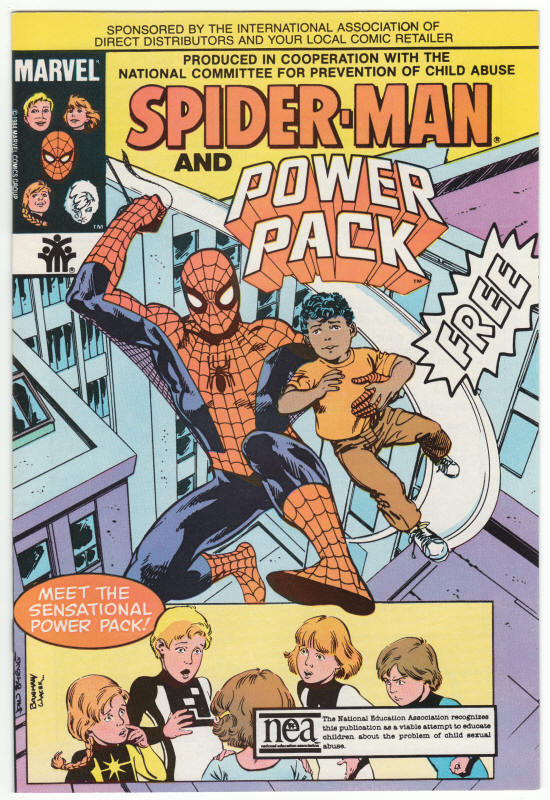 Spider-Man Power Pack Promo Comic Book cover