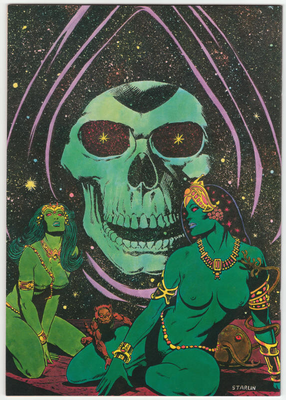 Star Reach #1 Mike Friedrich signed back cover