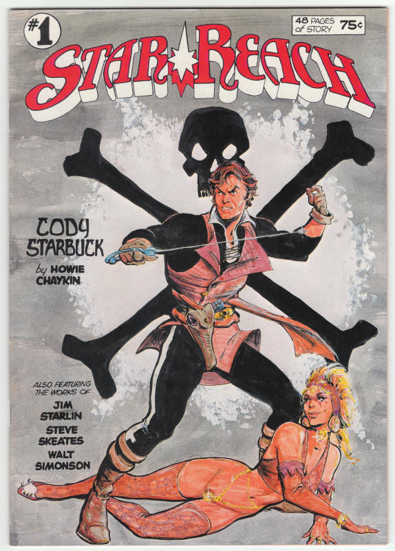 Star Reach #1 Mike Friedrich signed front cover