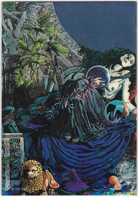 Star Reach #7 back cover Barry Smith Artwork