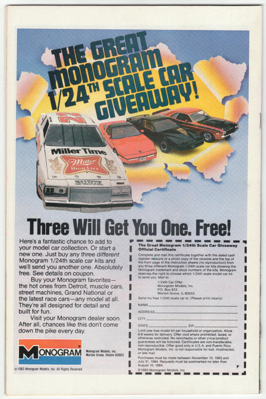 Starslayer #15 back cover