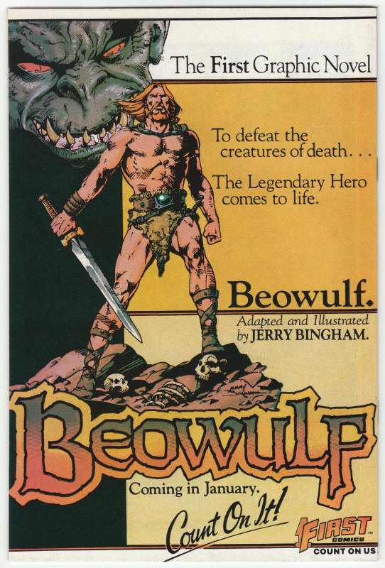 Starslayer #16 back cover