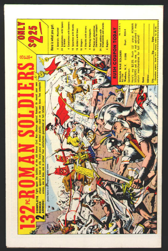 Star Trek #30 Gold Key Comics back cover