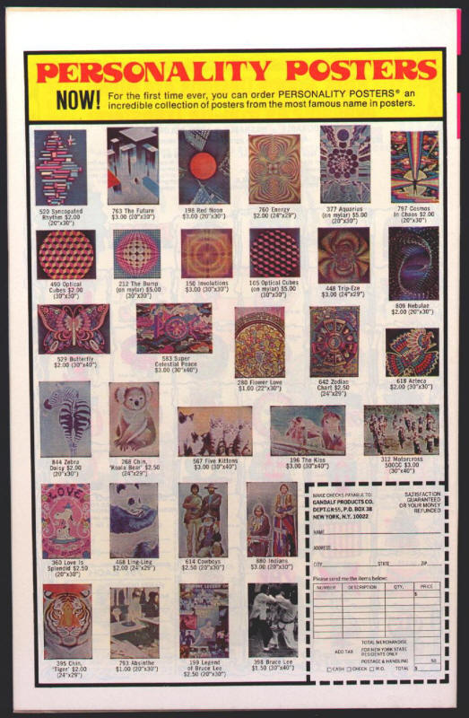 Star Trek 31 Gold Key Comics back cover