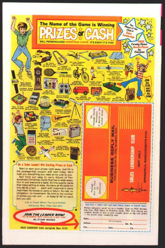 Star Trek 33 Gold Key Comics back cover