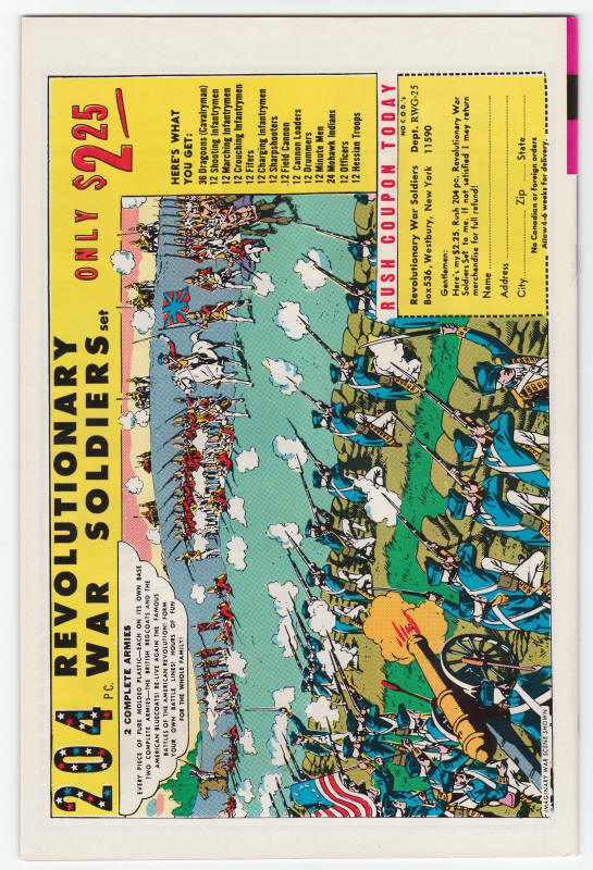 Star Trek #37 Gold Key Comics back cover