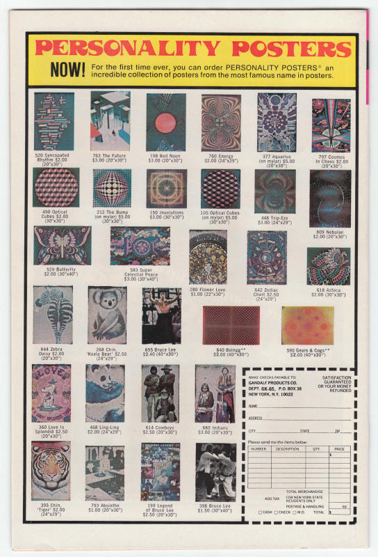 Star Trek 38 Gold Key Comics back cover