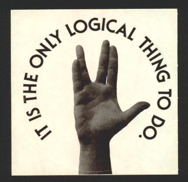 Vulcan Salute Sticker
