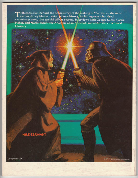 The Star Wars Album back cover