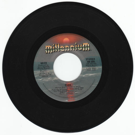 Funk Star Wars B-Side 45RPM Single by Meco
