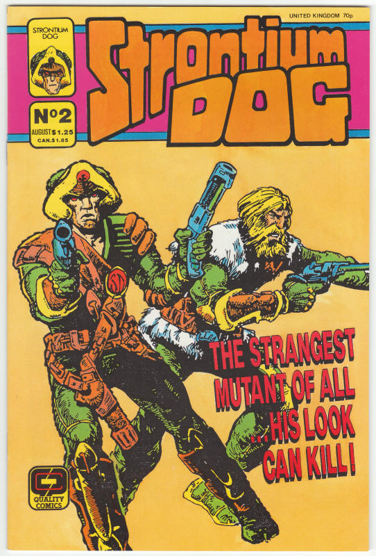 Strontium Dog #2 Printing Error front cover