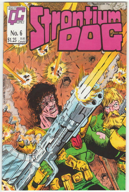 Strontium Dog #6 1986 Regular Series front cover