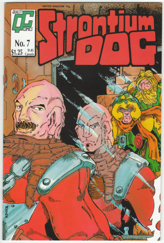 Strontium Dog #7 1986 Regular Series front cover