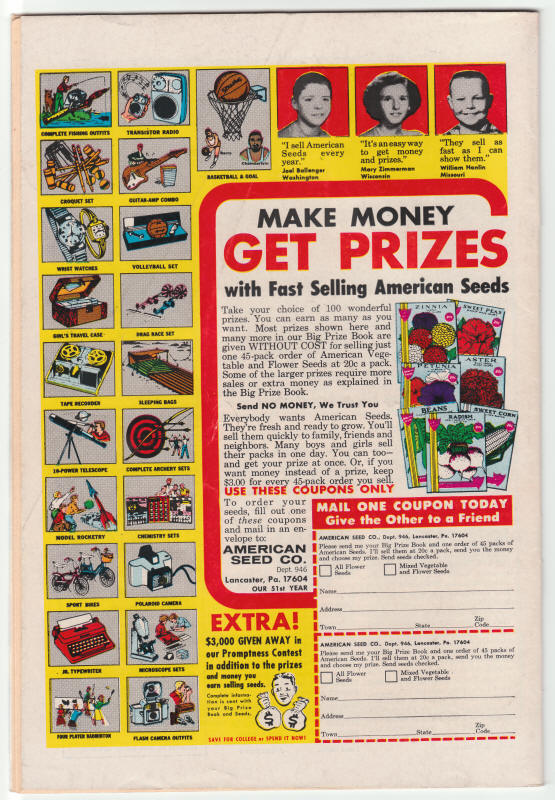 The Sub-Mariner #14 back cover