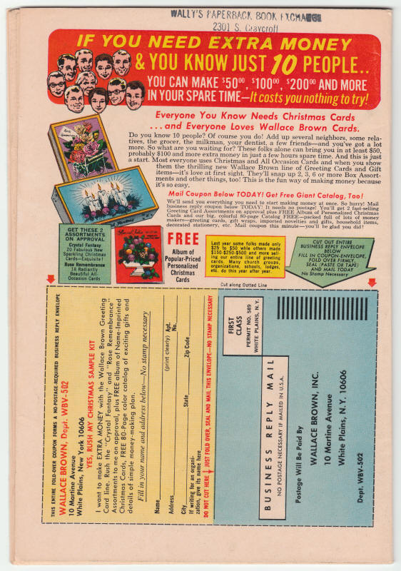 The Sub-Mariner #18 back cover