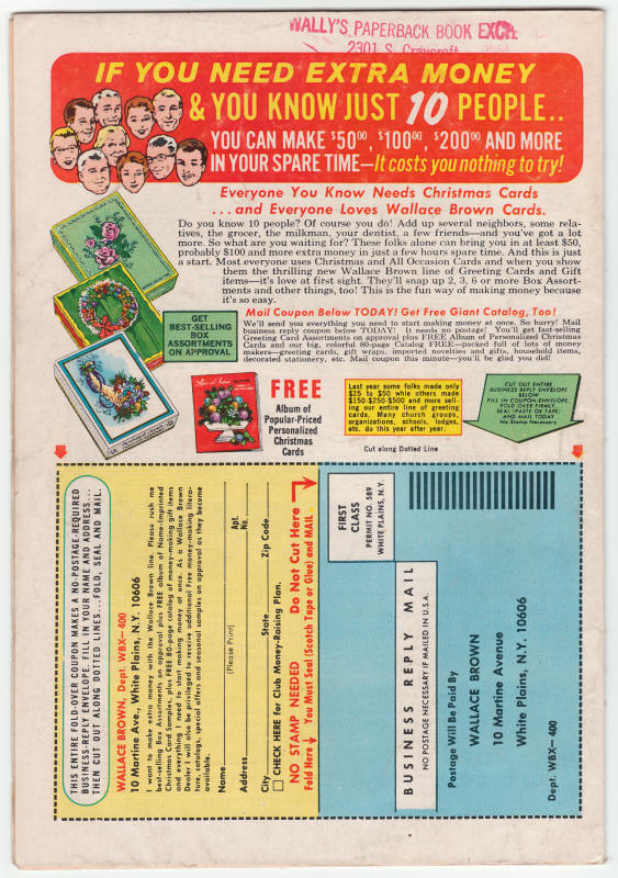 The Sub-Mariner #30 back cover