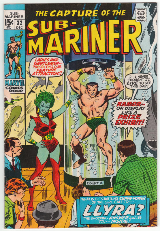 The Sub-Mariner #32 front cover
