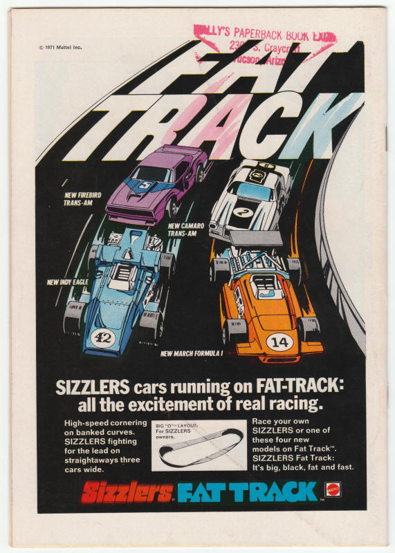 The Sub-Mariner #46 back cover