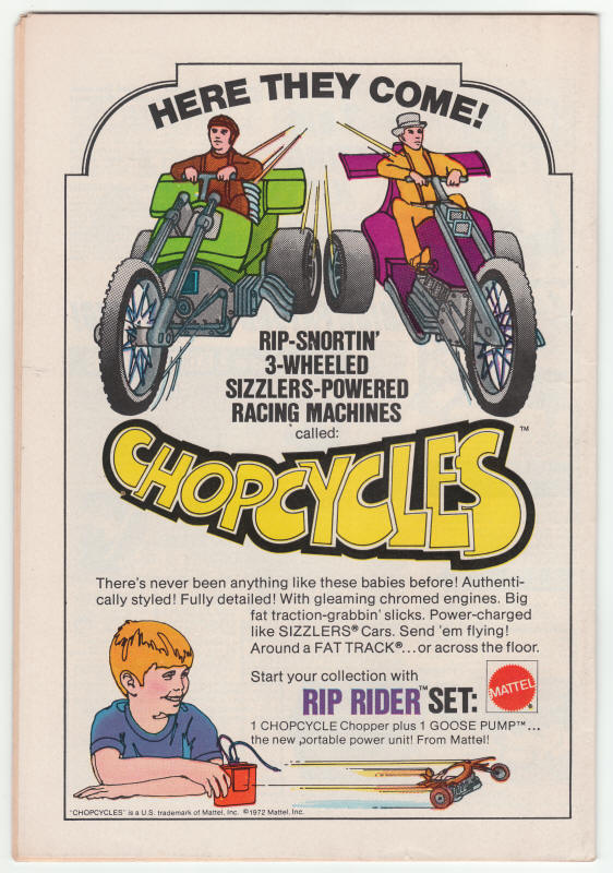 The Sub-Mariner #58 back cover