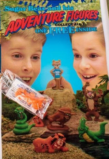 Sugar Bear Adventure Team Cereal Premium Box