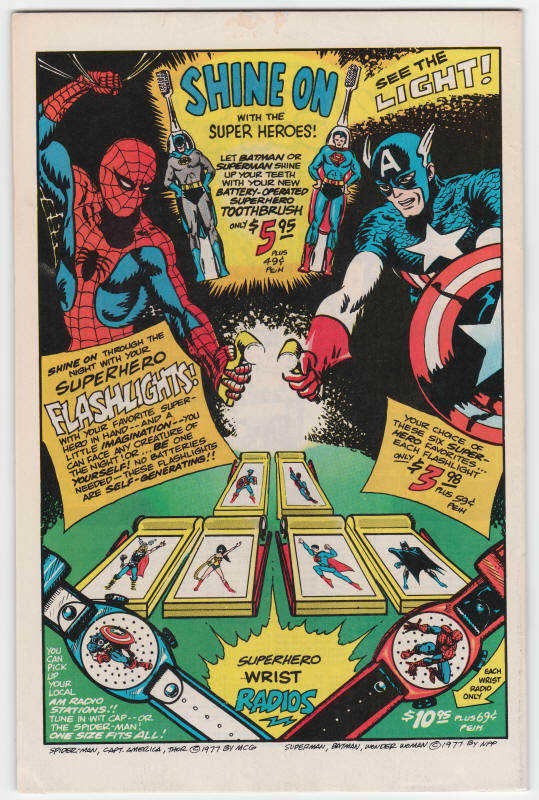 The Superhero Book Of Goodies #2 VF+ back cover