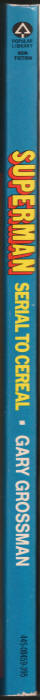 Superman Serial To Cereal spine