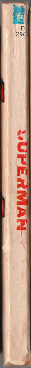 Superman 1966 Signet Paperback spine