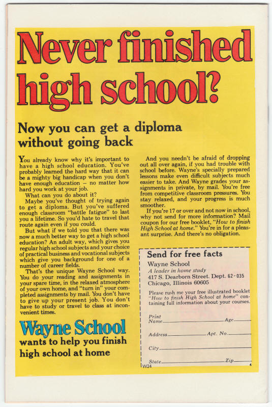 Supernatural Thrillers #12 back cover