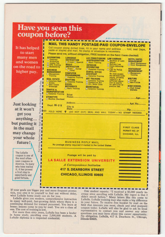 Supernatural Thrillers #3 back cover