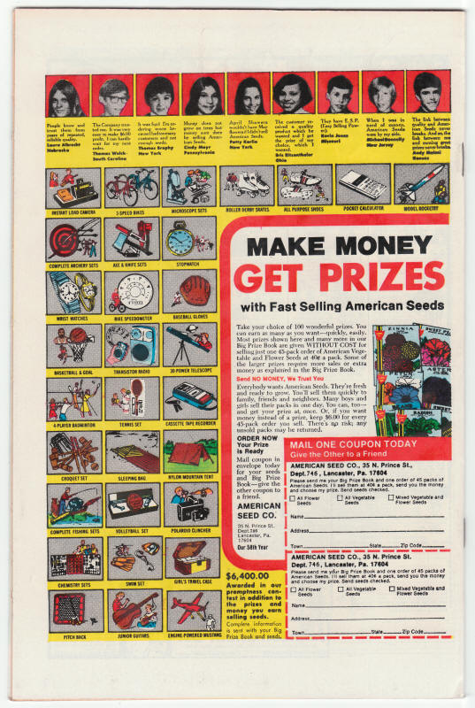 Super Villain Team Up #11 back cover