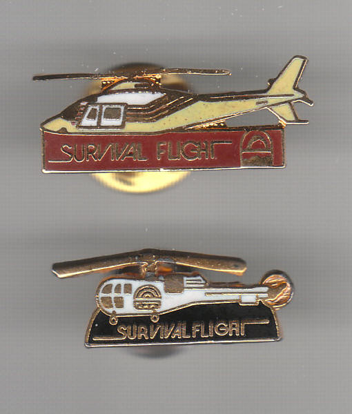 Survival Flight Lapel Pins