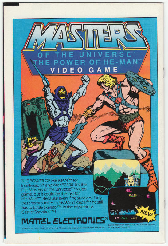 Swamp Thing 23 back cover