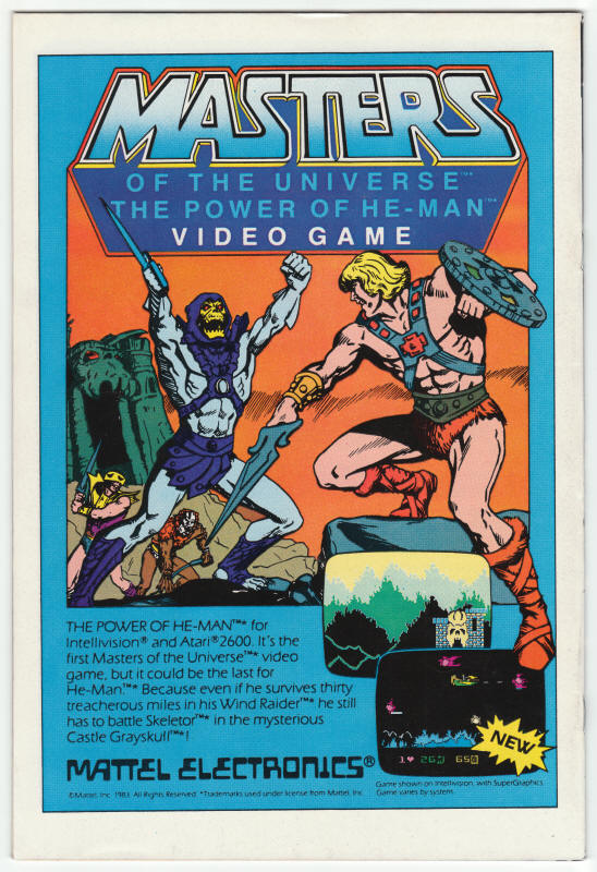 Swamp Thing 23 back cover