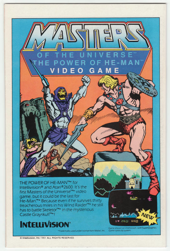 Swamp Thing 28 back cover